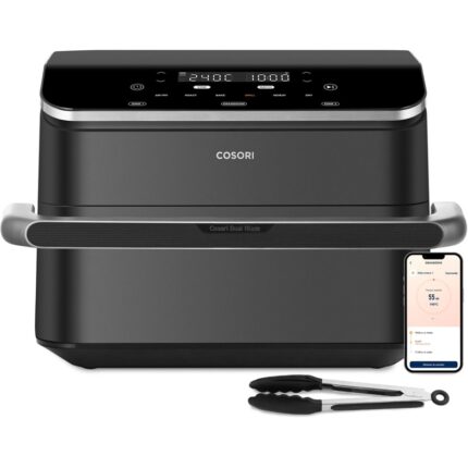 Doble Cesta Freidora de Aire 10L WIFI 2800W Cosori TwinFry Inox