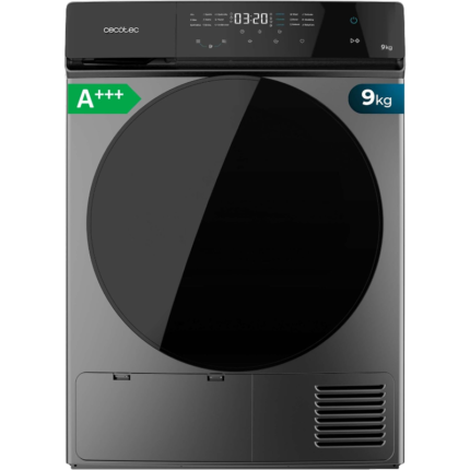 Secadora Cecotec Bolero DressCode Dry 9400 Steel 9 kg con Bomba de Calor A++